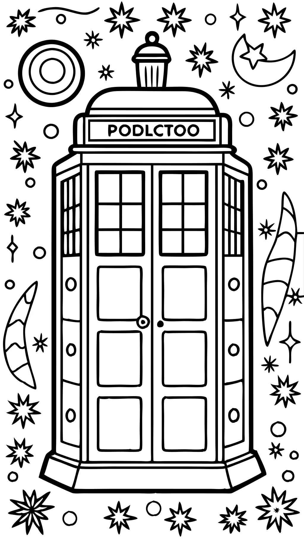 coloring pages doctor who